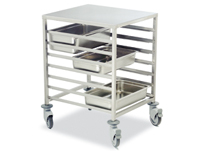 Imagen Carro bajo para cubetas acero inox